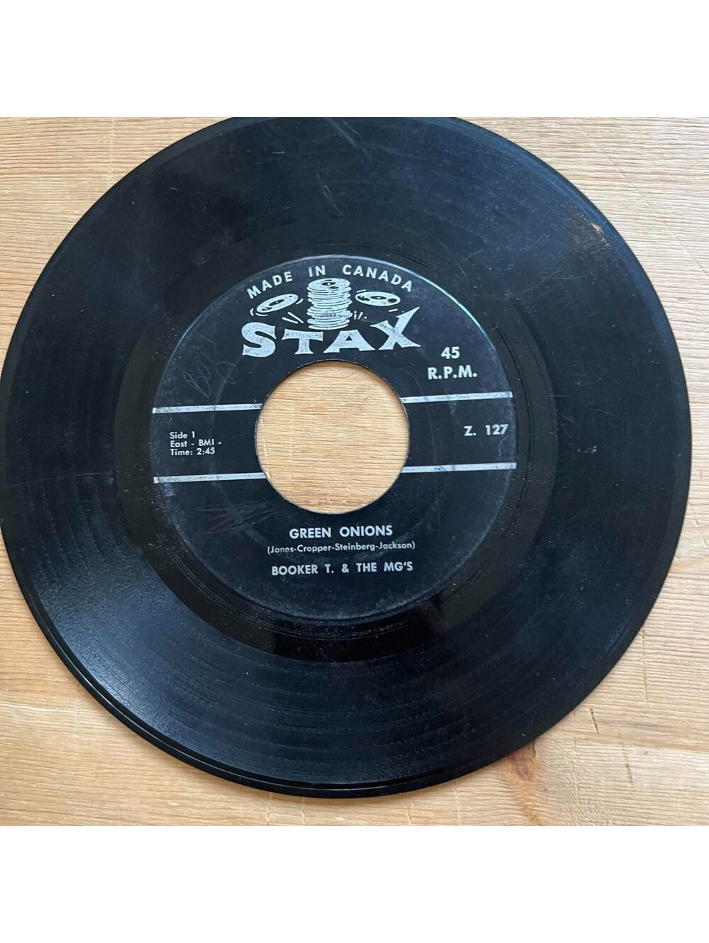 Booker T. & The Mg's - Green Onions/Behave Yourself 45rpm VG+ R91